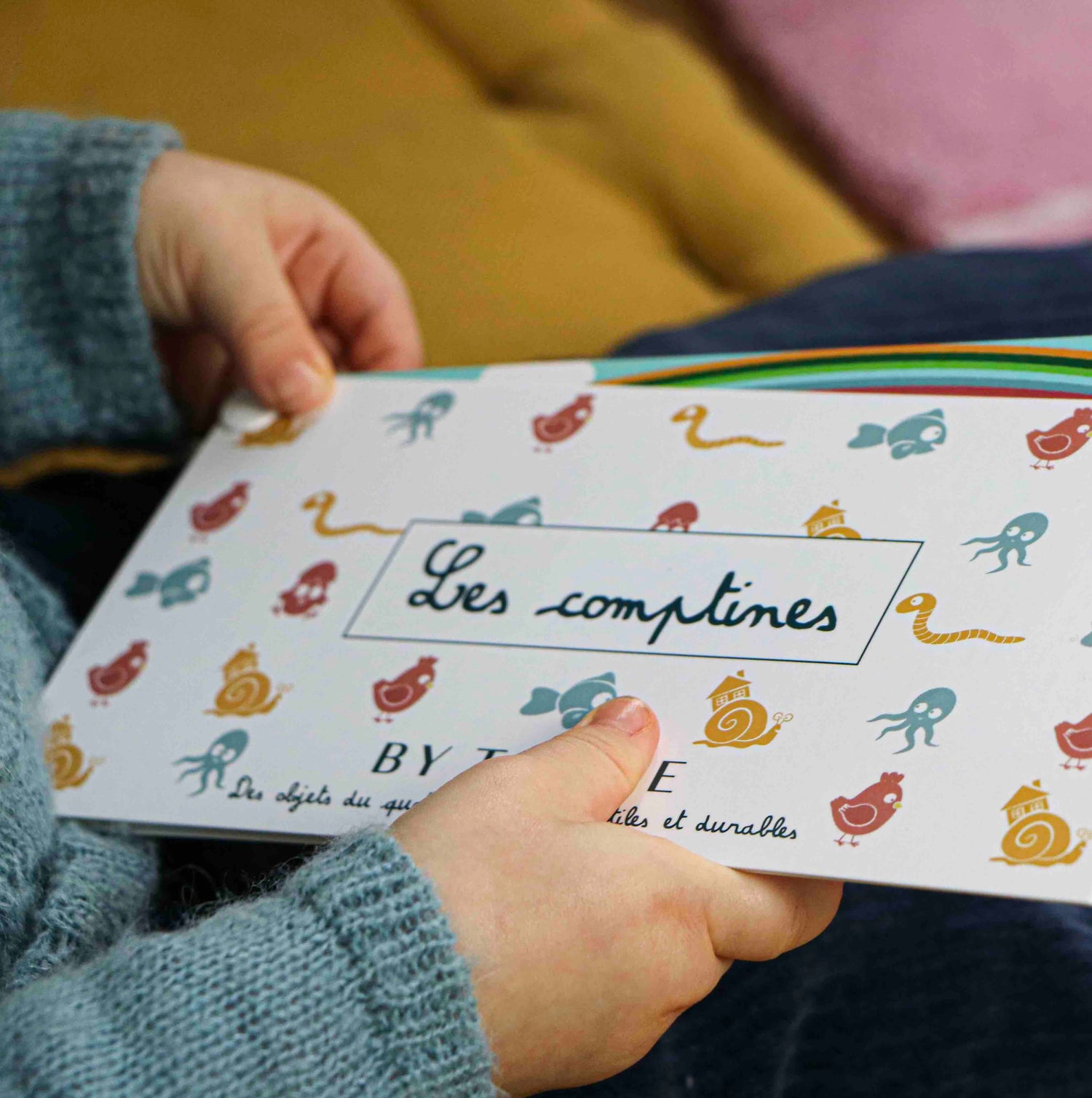 L'éventail de comptines By Tiline pour accompagner les Jolis Pots pour bébé