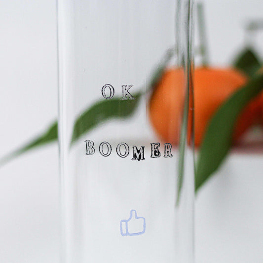 Gourde en verre 25 cL - Ok Boomer