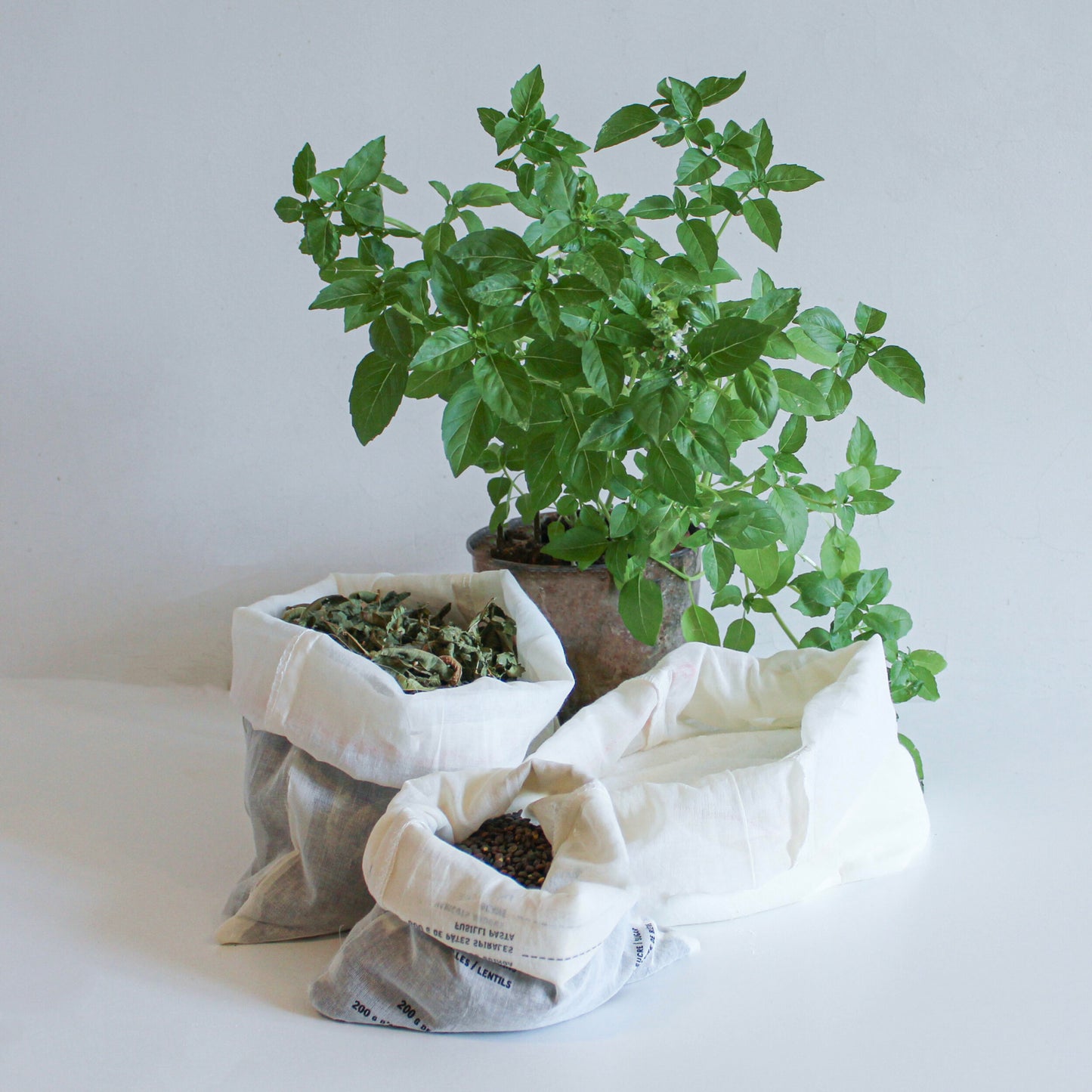 Lot de 2 Sacs à Vrac en Coton Bio