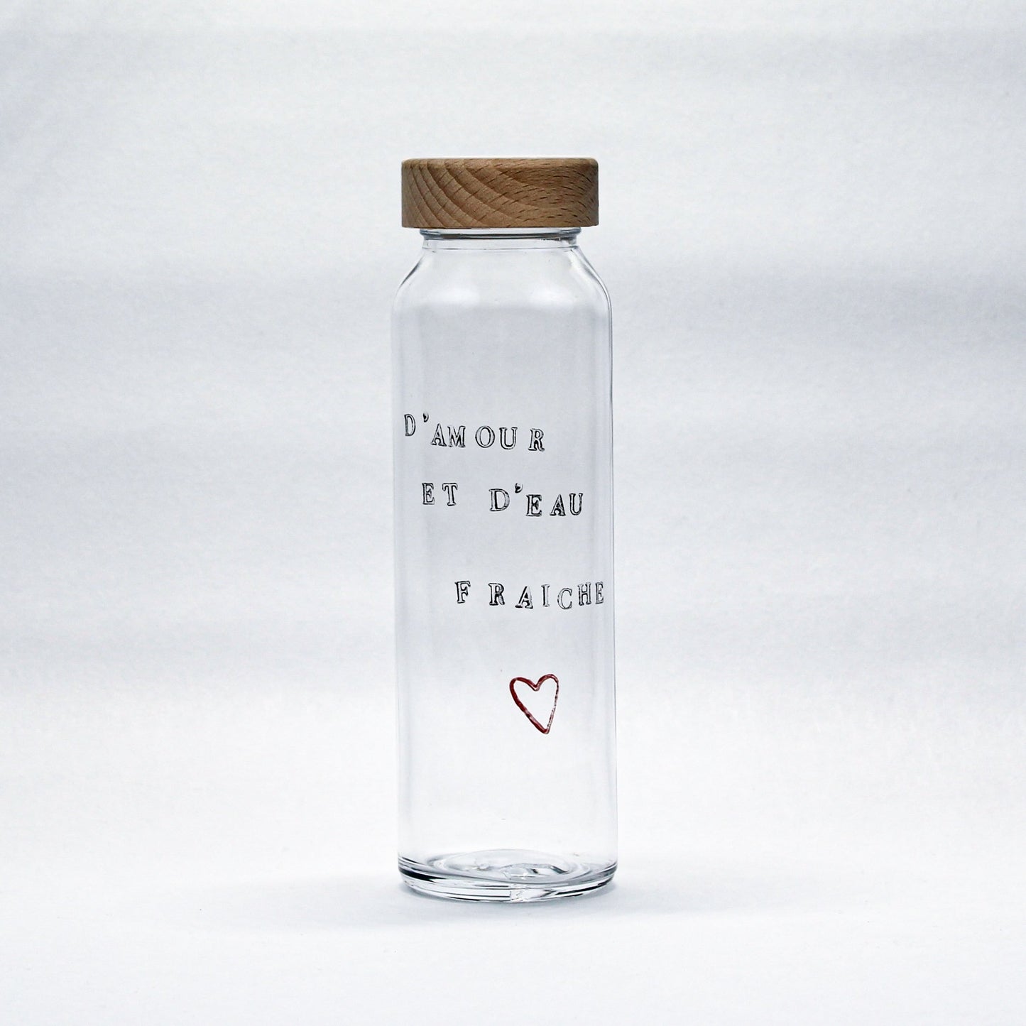 Gourde en verre 25 cL - Amour