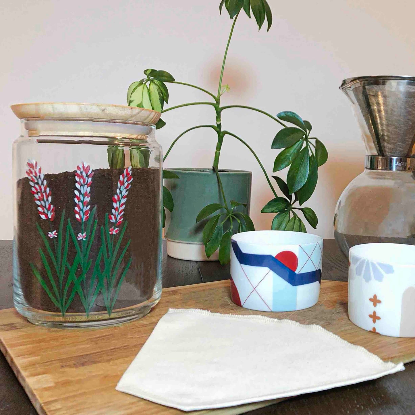 Filtre à Café Lavable en Coton Bio