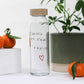 Gourde en verre 25 cL - Message personnalisé