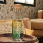 Carafe en verre 1L peinte à la main - Lavande Jaune