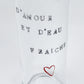 Gourde en verre 25 cL - Amour