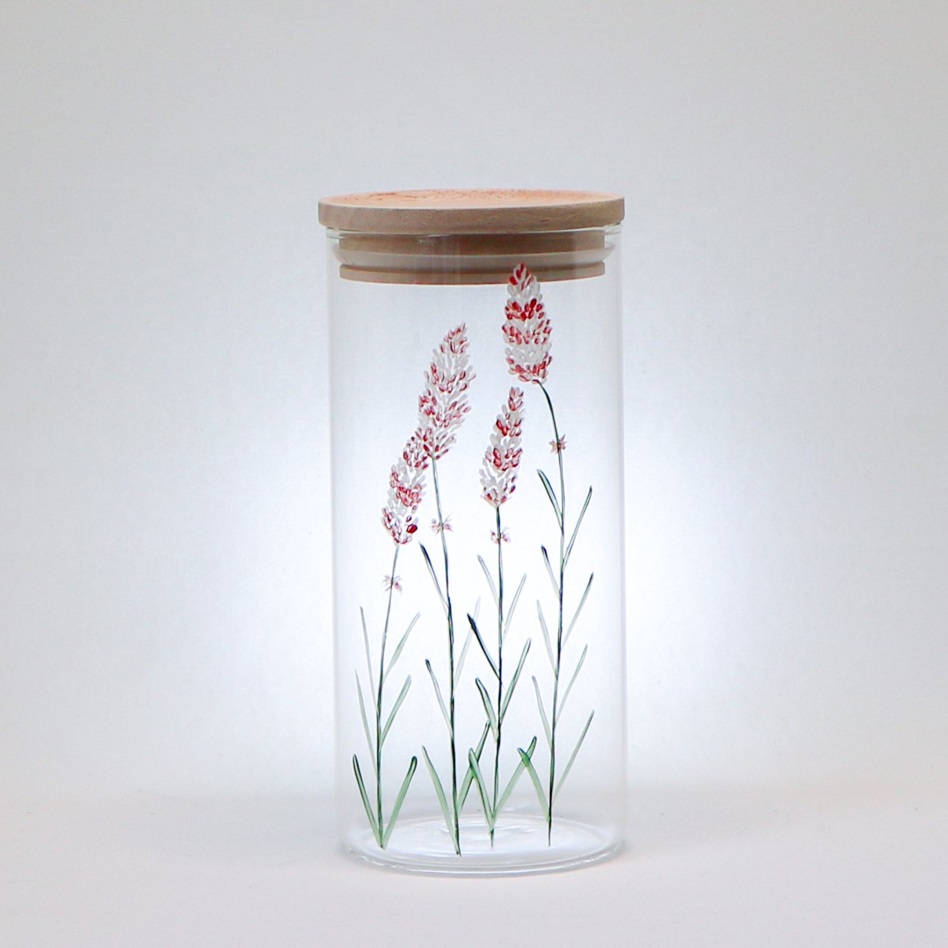 Le Lavande rouge - Bocal en verre 1L