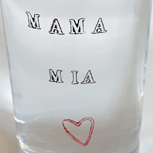 Gourde en verre 25 cL - Mama Mia