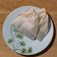 Lot de 3 Sachets à Thé Lavables en Coton Bio